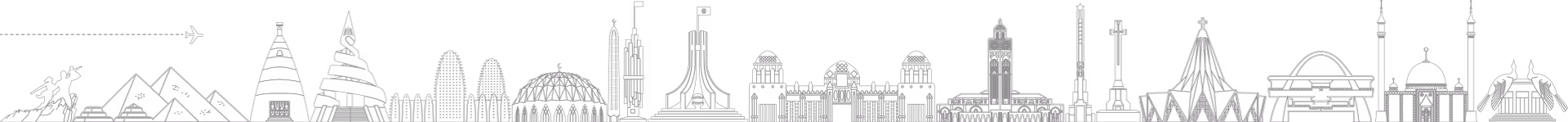 African Monuments Background Image